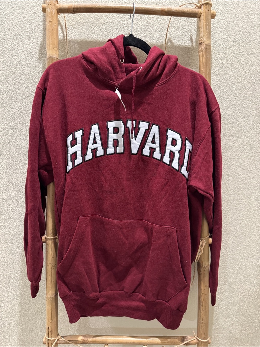 Harvard Maroon Pullover Hoodie - Men's
